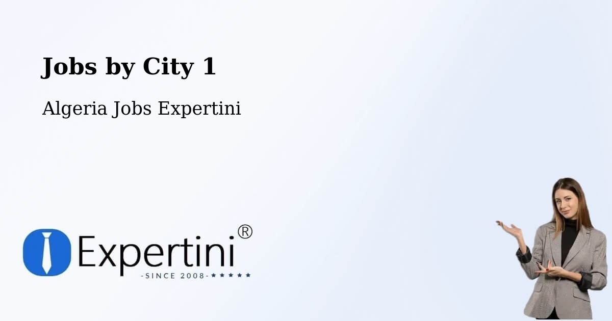City Jobs in Algeria - Expertini