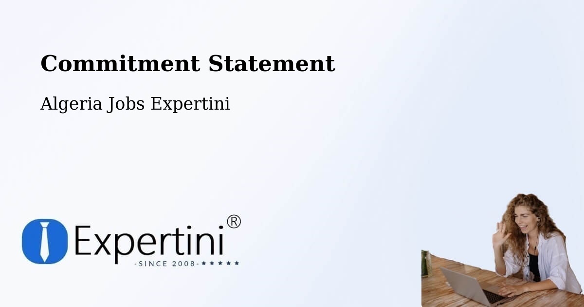 Corporate Commitment – Sebdou - Algeria Jobs Expertini
