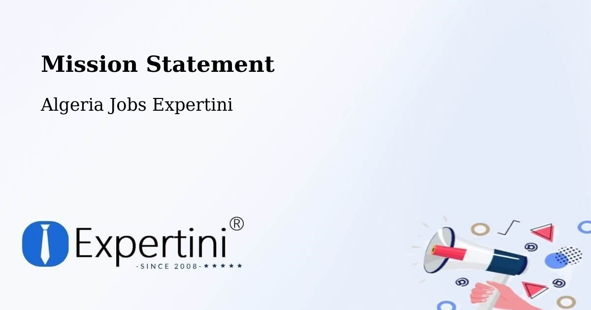 Corporate Mission – Sebdou - Algeria Jobs Expertini