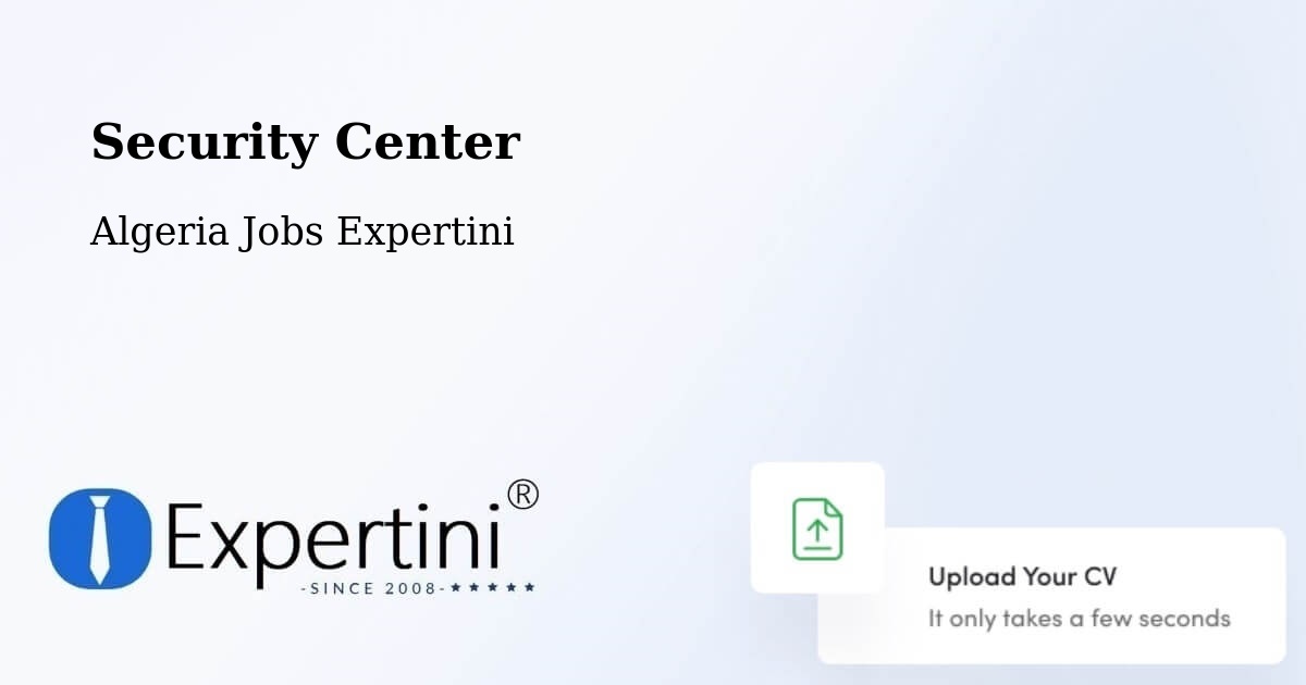 Security & Compliance – Sebdou - Algeria Jobs Expertini